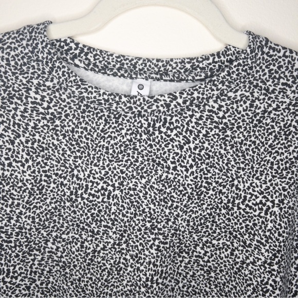 Athleta Studio to Street Animal Leopard Print Pullover Sweatshirt - Picture 3 of 6